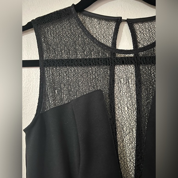 NWT H&M Mesh Little Black Dress - Picture 3 of 5
